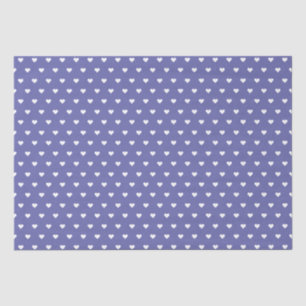 and White Hearts Tissue Paper