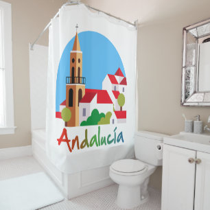 Andalucia 1 shower curtain