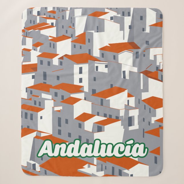 Andalucia 3 sherpa blanket (Front)
