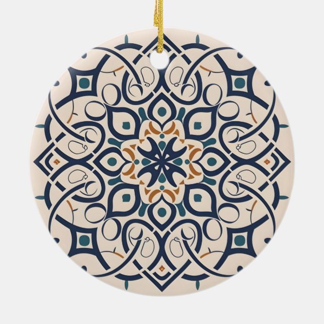 andalucia mosaic ceramic ornament (Back)