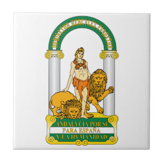 Andalucia (Spain) Coat of Arms Ceramic Tile