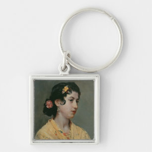 Andalucian Woman, 1898 Key Ring