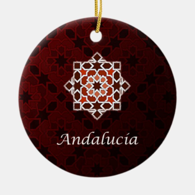 Andalusia art of tile and Moroccan ceramics in Ceramic Ornament (Front)