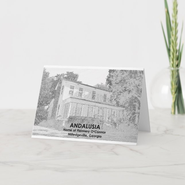 Andalusia - Home of Flannery O'Connor Card (Front)
