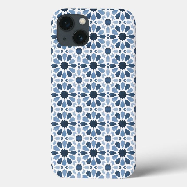 Andalusian Echoes: Boho Moroccan Geometry Case-Mate iPhone Case (Back)