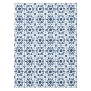 Andalusian Echoes: Boho Moroccan Geometry Tablecloth