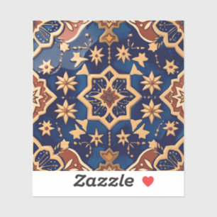 Andalusian Moorish Zellige Tile Pattern – Alhambra