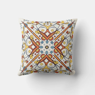 Andalusian mosaic cushion