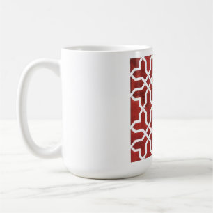 Andalusian red mosaic ALHAMBRA Coffee Mug