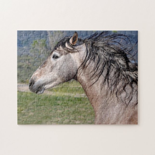 Andalusian Stallion Horse Jigsaw Puzzle (Horizontal)