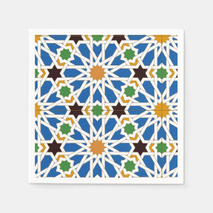 Andalusian Tiles 10 (Real Alcazar, Seville) Napkin