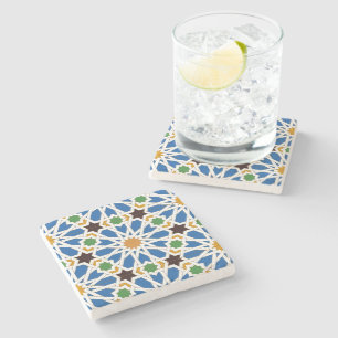 Andalusian Tiles 10 (Real Alcazar, Seville) Stone Coaster