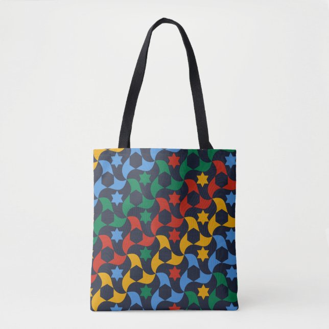 Andalusian Tiles 12 (Alhambra Palace, Granada) Tote Bag (Front)