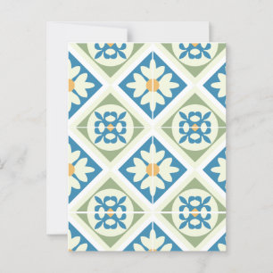 Andalusian Tiles 13 Postcard