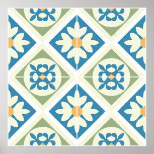 Andalusian Tiles 13 Poster