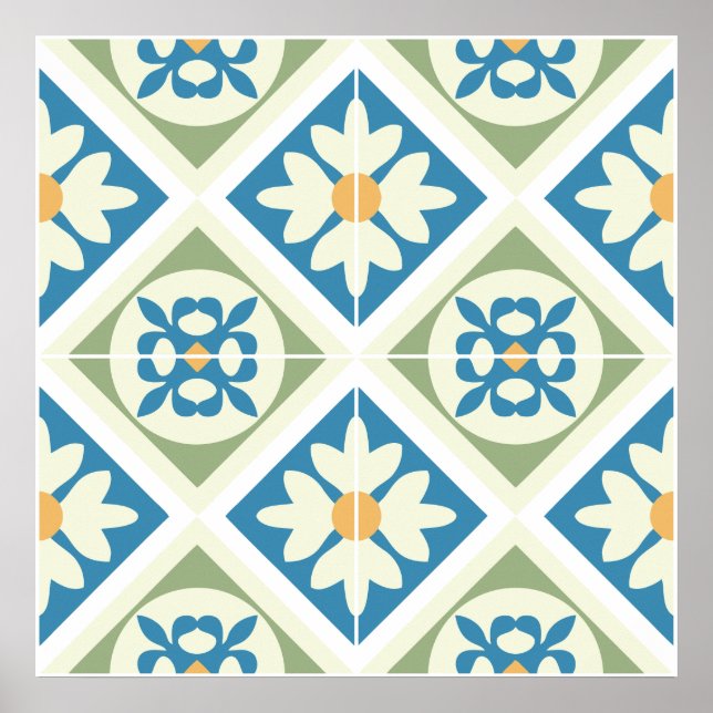 Andalusian Tiles 13 Poster (Front)