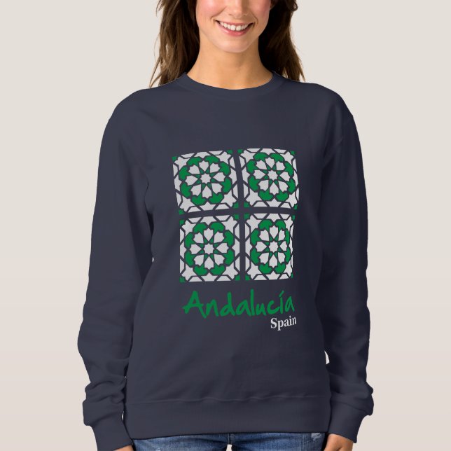 Andalusian Tiles 2 Sweatshirt (Front)