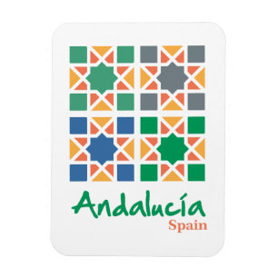 Andalusian Tiles 4 Magnet