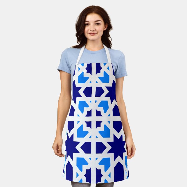 Andalusian Tiles 6 Apron (Worn)