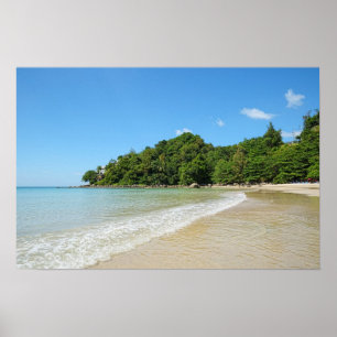 Andaman Sea coast near Kamala village in Phuket Poster