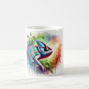 Andean Chameleon 280824AREF145 - Watercolor Coffee Mug