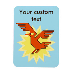 Andean Condor Bird Modern Geometric Art Magnet