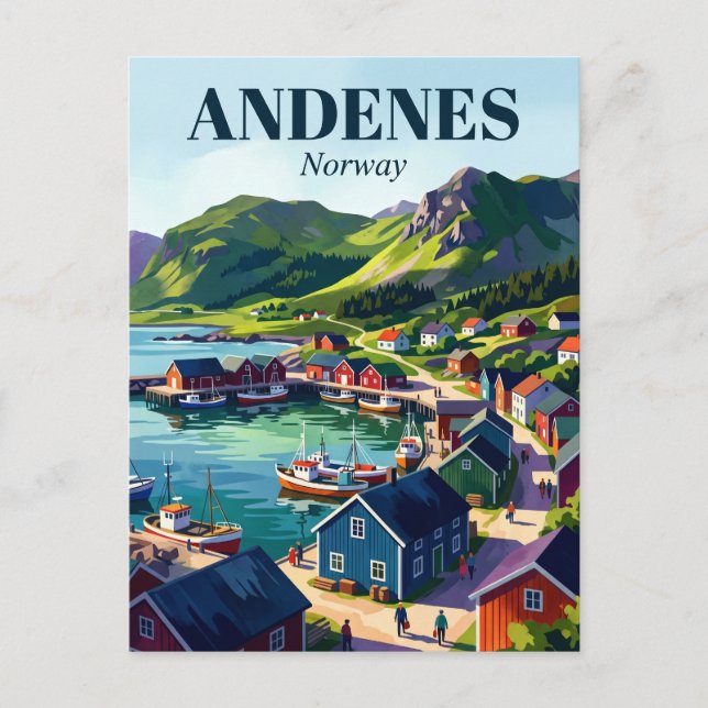 Andenes Norway Postcard (Front)