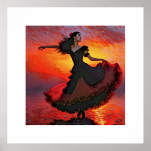 Anders Artistry “ Dancing With Fire” Poster