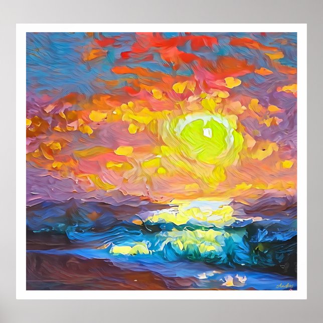 Anders Artistry~ "Italian Sunrise" Poster (Front)