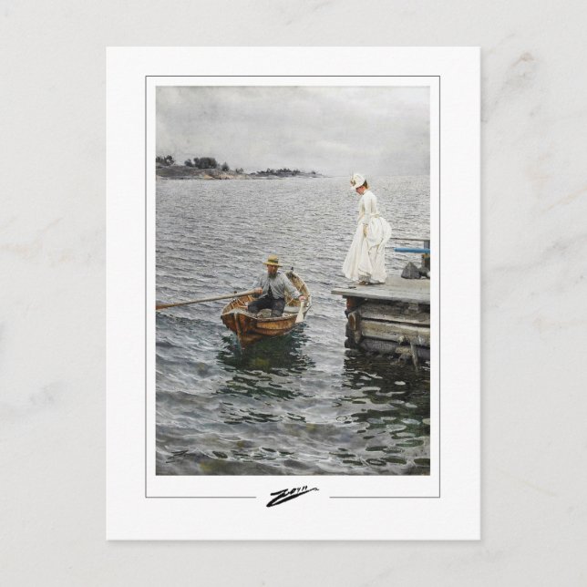 Anders Zorn #128 - Fine Art Postcard (Front)