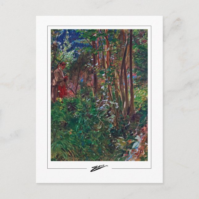 Anders Zorn #15 - Fine Art Postcard (Front)