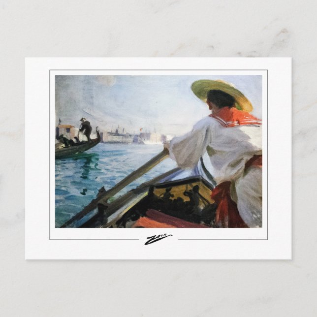 Anders Zorn #319 - Fine Art Postcard (Front)