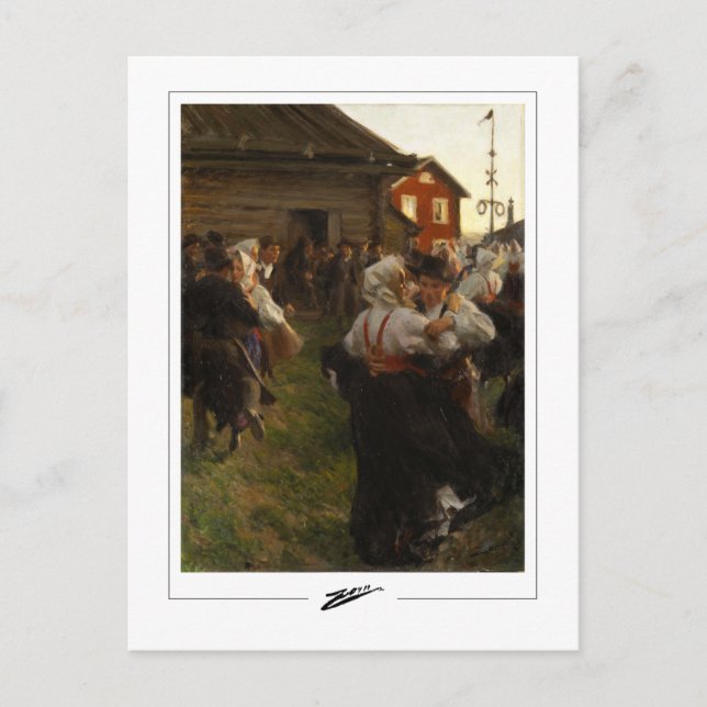 Anders Zorn #72 - Fine Art Postcard (Front)