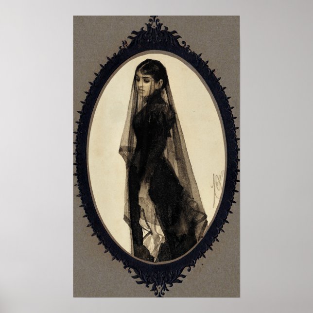 Anders Zorn, The Widow Poster (Front)