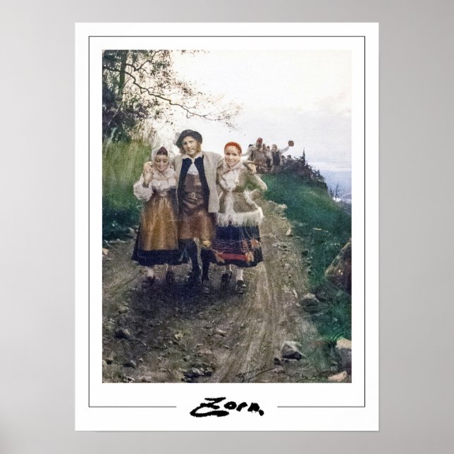 Anders Zorn Zedign Art Poster #93 (Front)