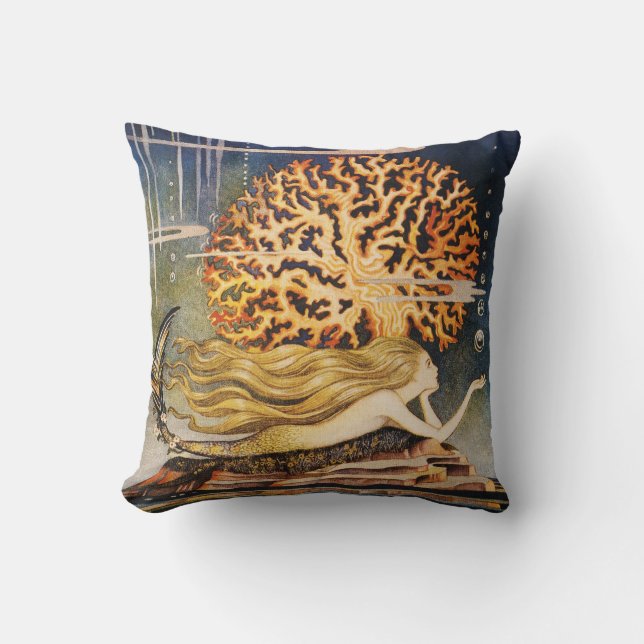Andersen: Little Mermaid Drawing Cushion (Front)