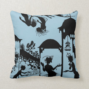 Andersen: Little Mermaid Silhouette Cushion