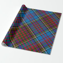 Anderson Clan Tartan (Diagonal) Wrapping Paper