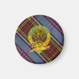 Anderson Clan Tartan & Motif Magnet