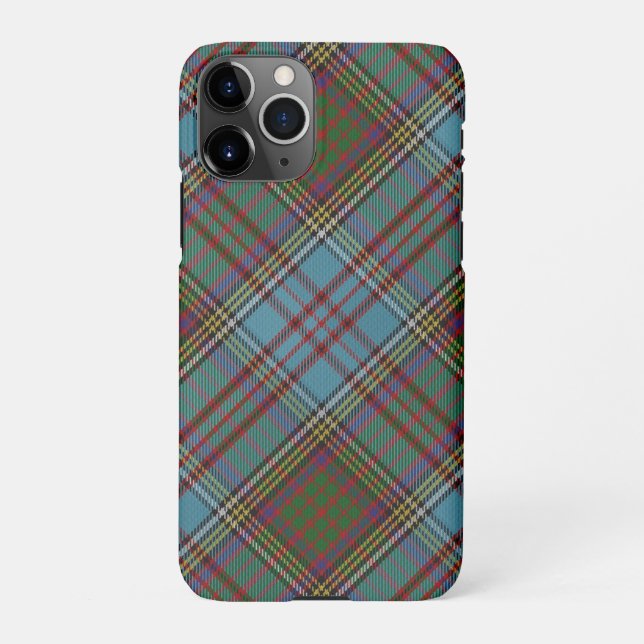 Anderson Clan Tartan Plaid Pattern Scottish iPhone Case (Back)