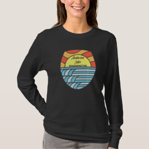 Anderson Lake Washington Wa Sunset Vacation Souven T-Shirt