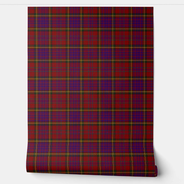 Anderson of Kinnedear Red Tartan Plaid Scottish Cl Wallpaper (Unrolling)