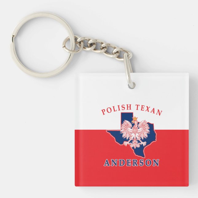 Anderson Polish Texan Key Ring (Front)