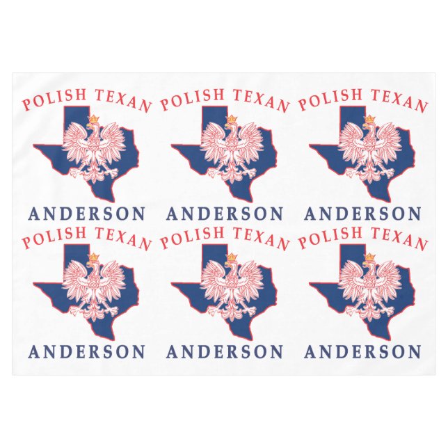 Anderson Polish Texan Tablecloth (Front (Horizontal))