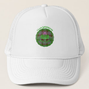 Anderson Scottish Tartan Celtic Thistle Trucker Hat