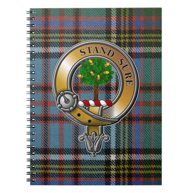 Anderson Tartan & Badge Notebook (Front)