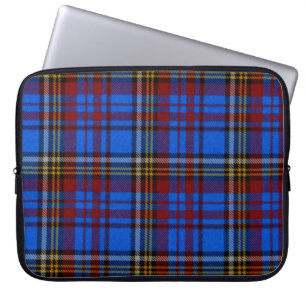 Anderson Tartan Clan Plaid Red Blue Yellow Laptop Sleeve