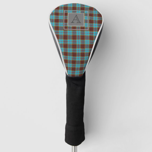 ANDERSON TARTAN Monogram Golfers Golfing Golf Head Cover (Front)