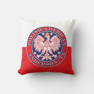 Anderson Texas Polish American Eagle Cushion