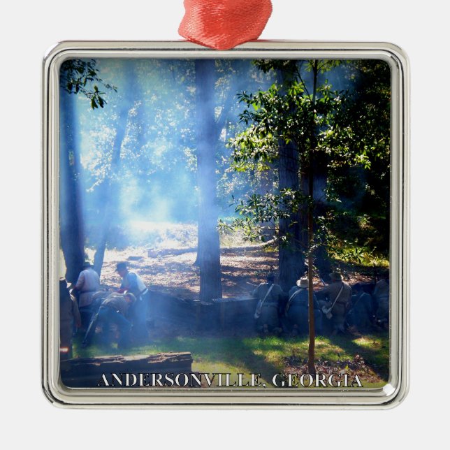 ANDERSONVILLE, GEORGIA METAL ORNAMENT (Front)